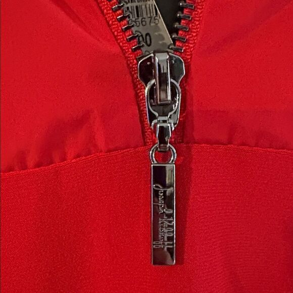 Joseph Ribkoff Zip High Neck 3/4 Sleeve Shift Dress 244045, NWT - Picture 7 of 10